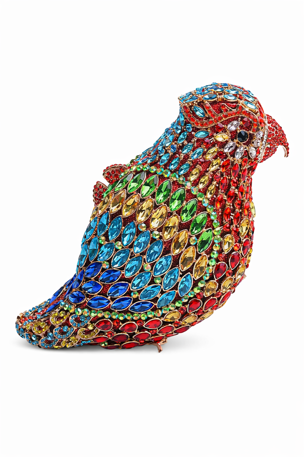 Crystal Parrot Clutch
