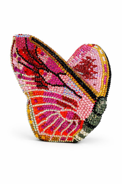 Crystal butterfly bag