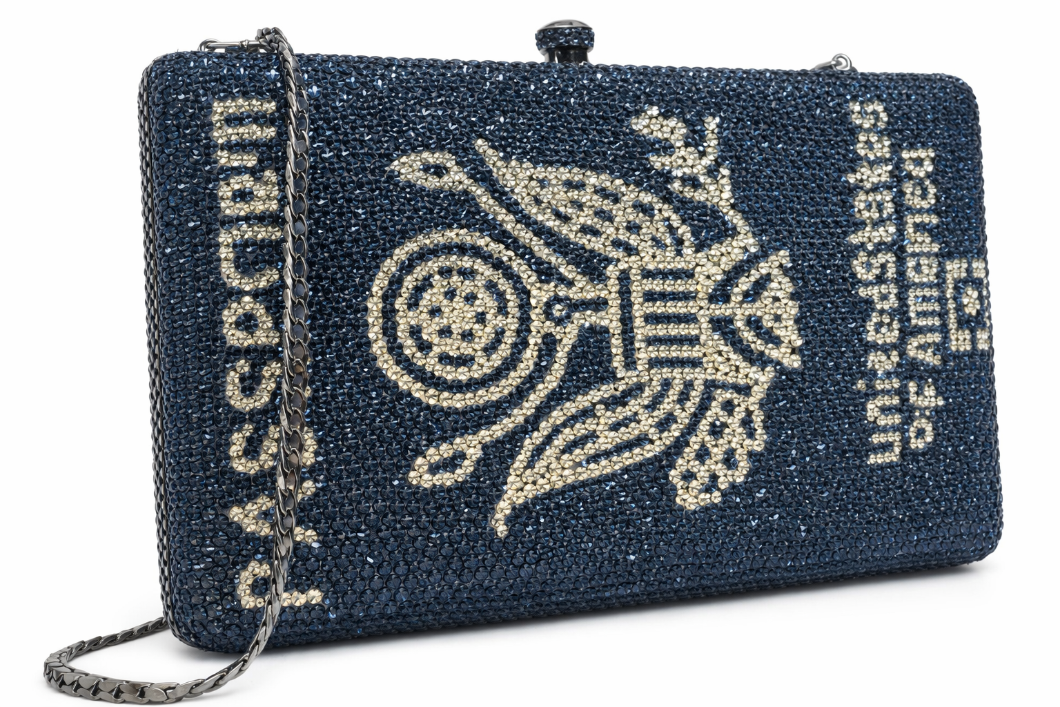 Passport Crystal Clutch
